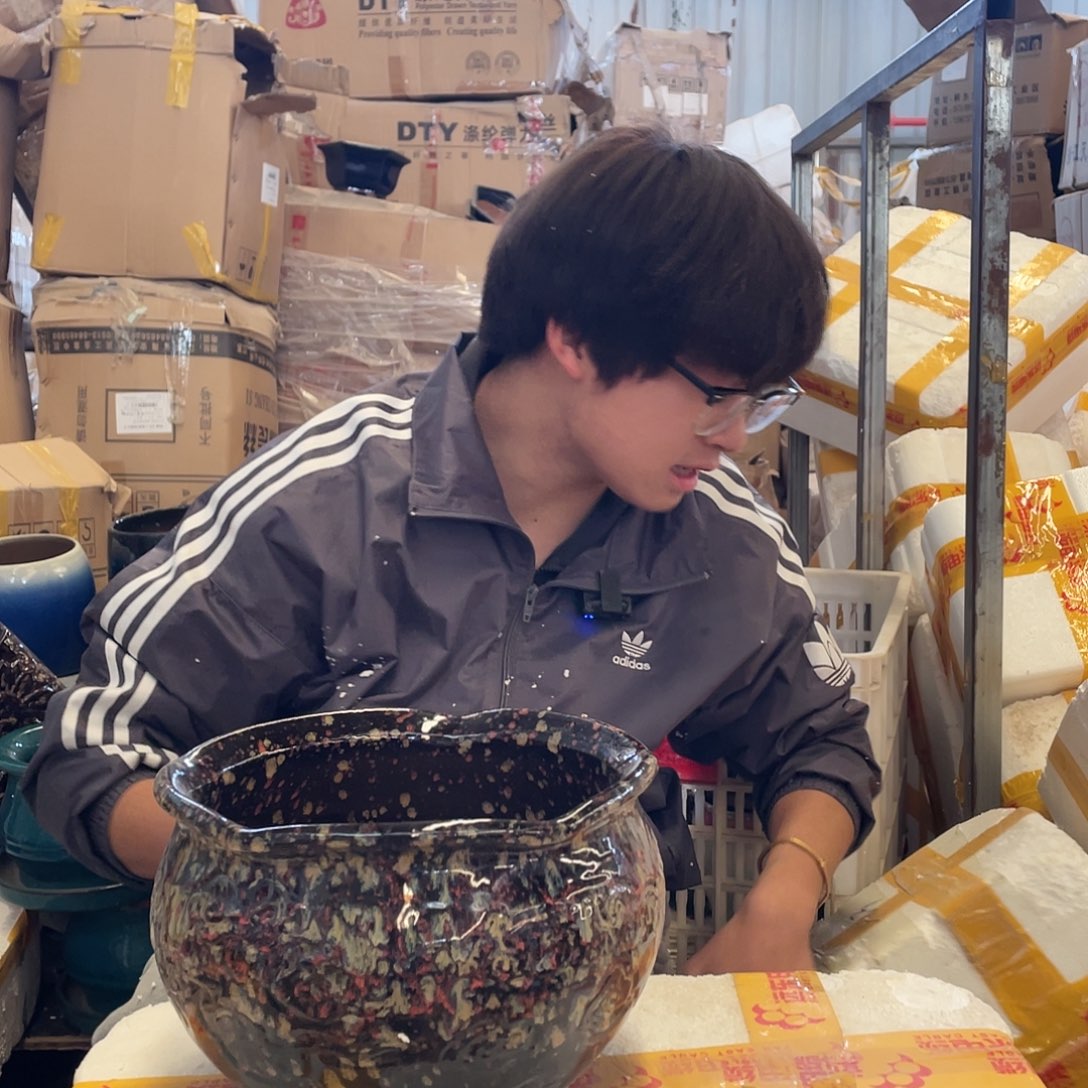 红陶宜兴紫砂花盆