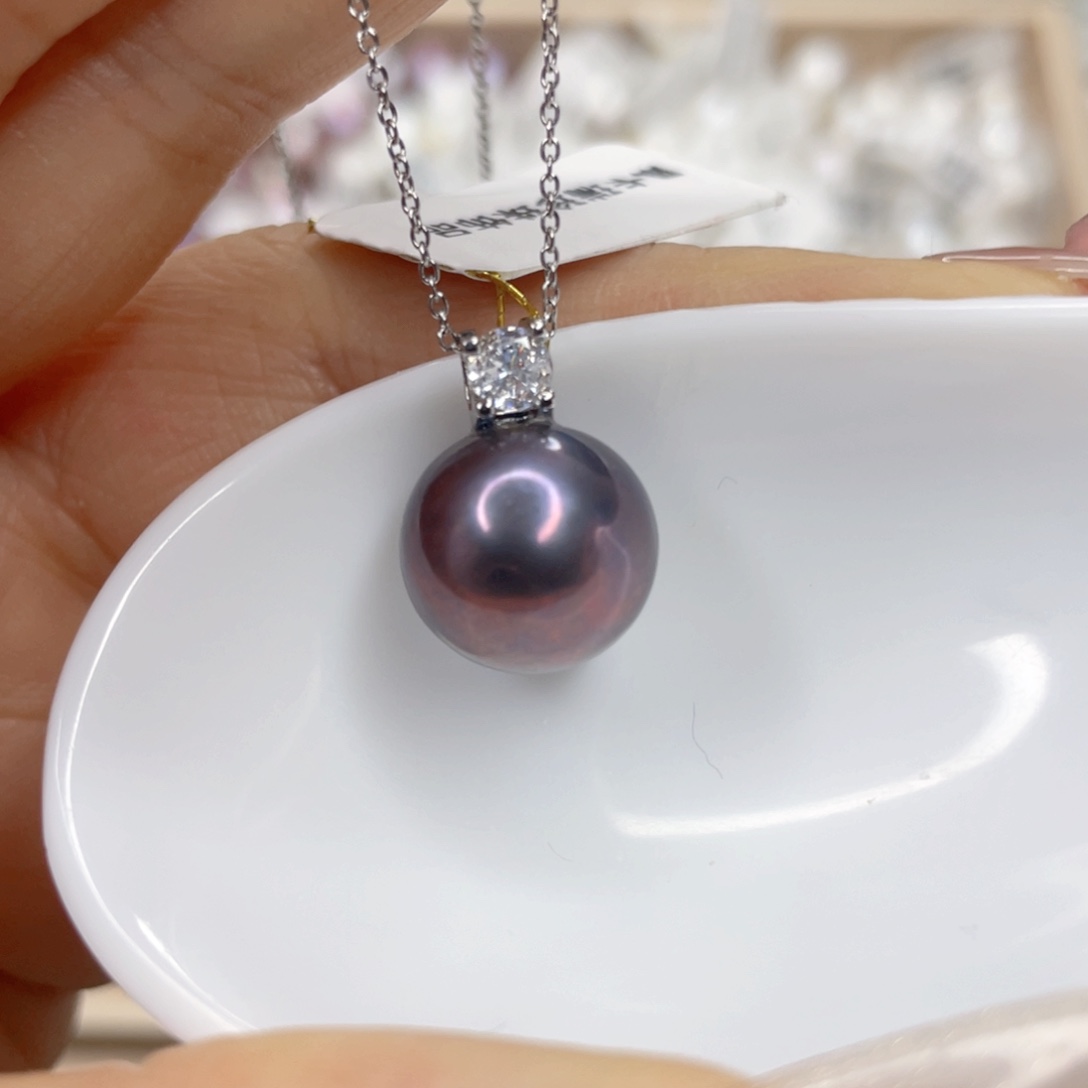 淡水珍珠未镶嵌吊坠(赠链)