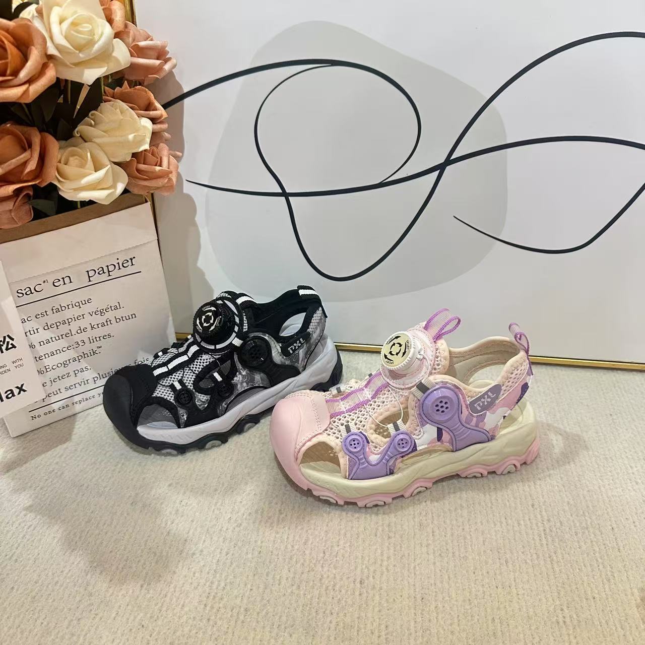 【夏季凉鞋】5406/普西拉/运动风机能鞋透气软底健康减震机能学步鞋