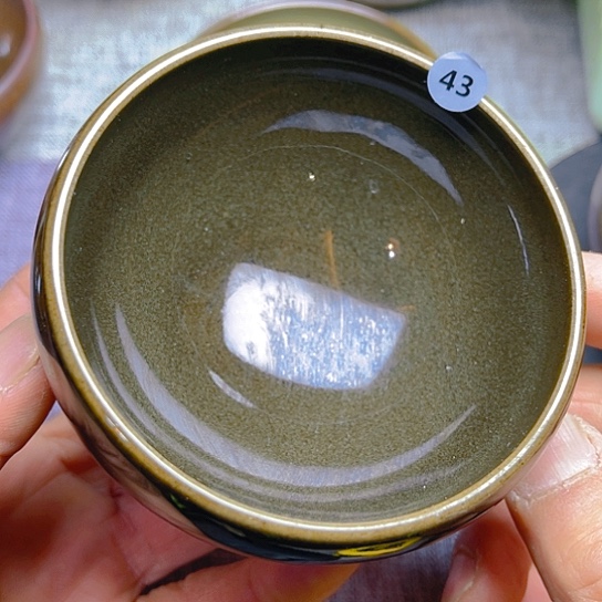 茶盏龙窑柴烧灰呗钵钵器型8.1口径