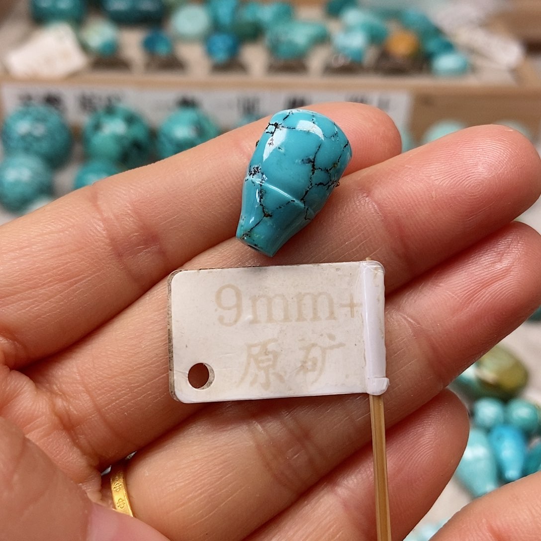 未镶嵌绿松石珠宝半成品