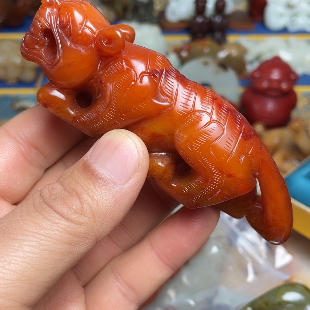 天***神和田玉未镶嵌挂件