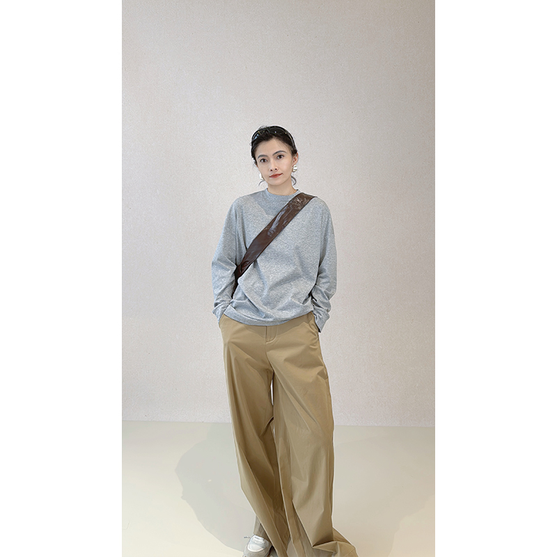 水光棉宽松长袖TEE