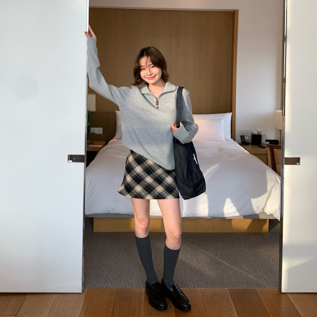 姐妹们一定要自留！纯元 白百何同款 经典拉链套头卫衣来咯～