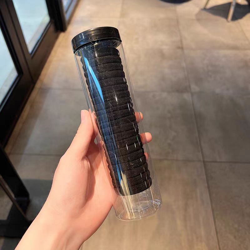 【新疆贝姐】发圈发绳皮筋高弹力马尾头绳20根*1罐