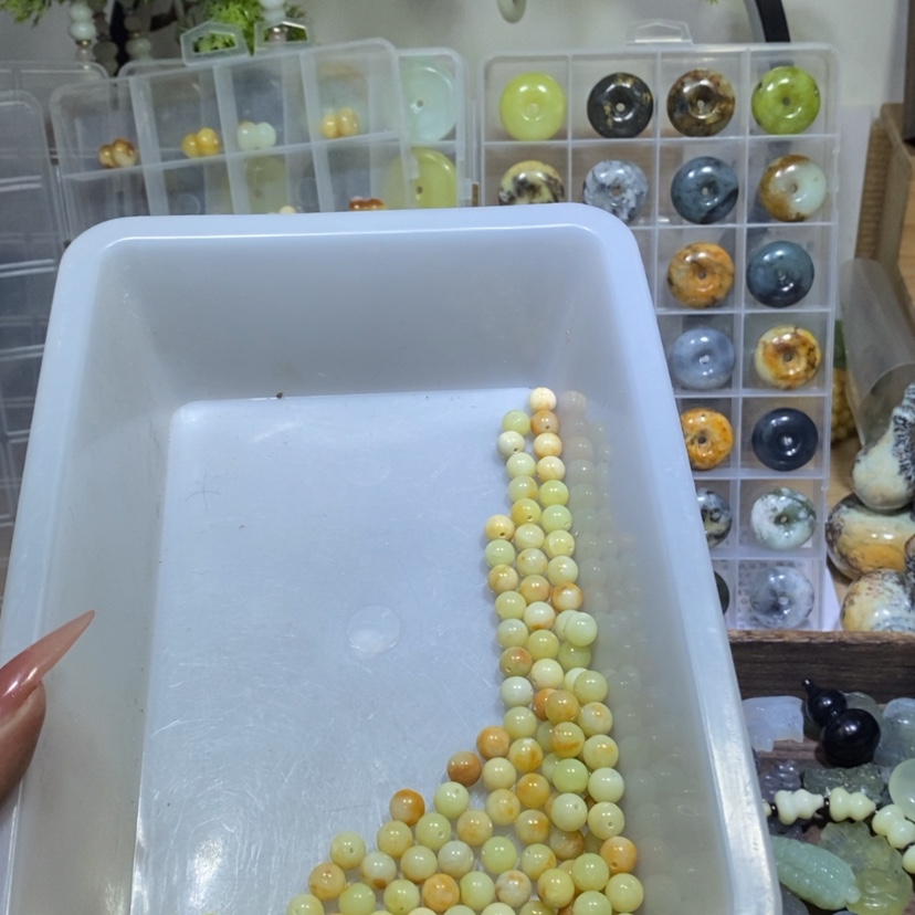 【闪购商品】蛇纹石玉颈饰未镶嵌35