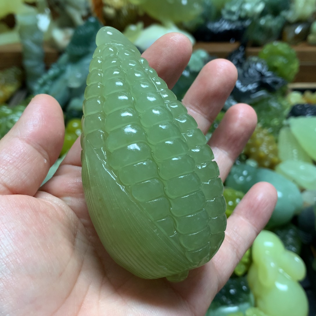 岫玉手把未镶嵌手把