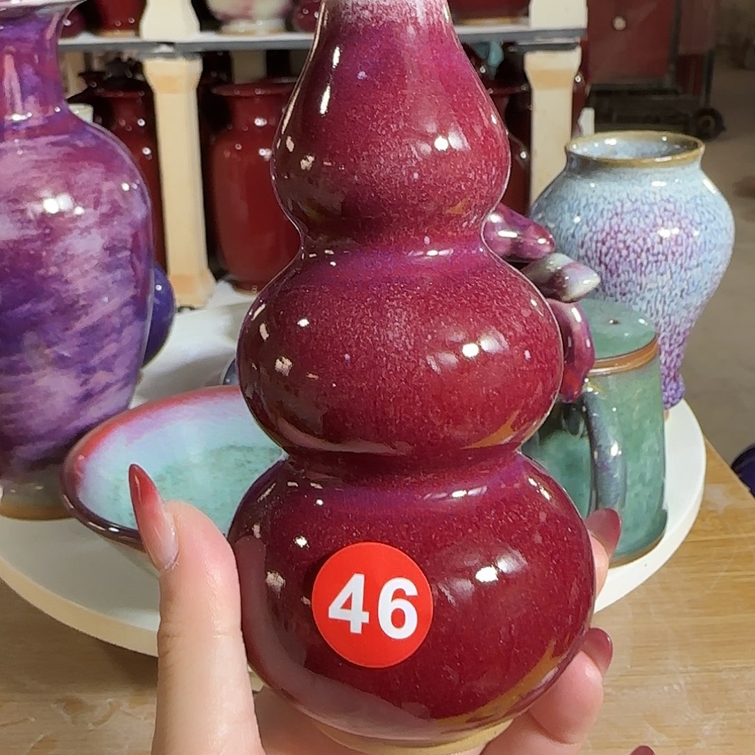 陶摆件郑家钧窑摆件