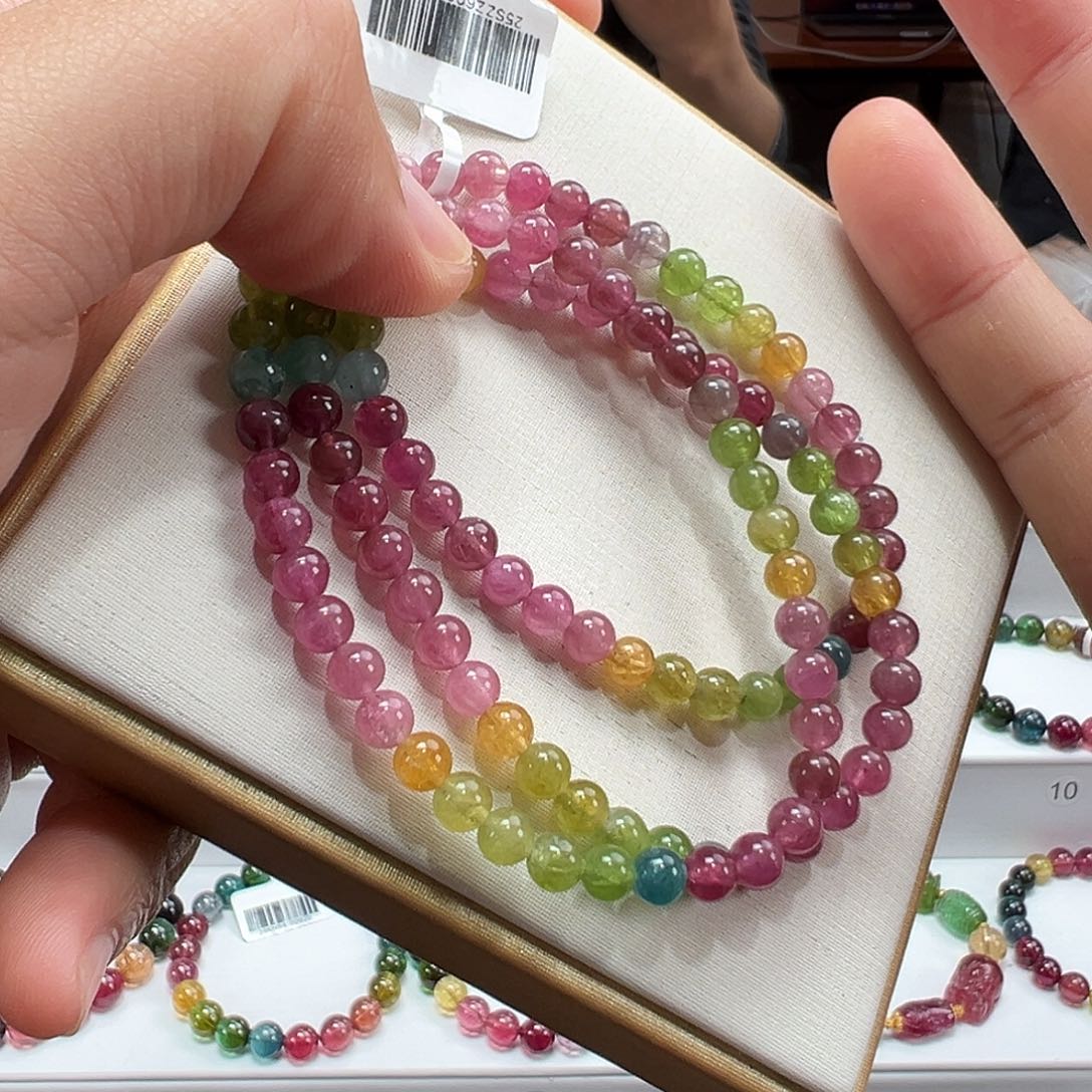 手串未镶嵌碧玺5mmmmmmmmmm