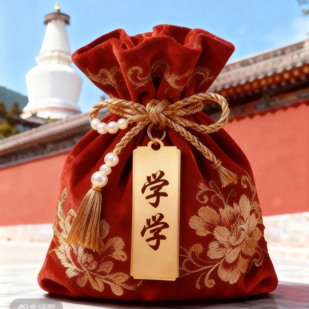 4号学业文昌【五台山直发师傅手绘】福袋福卡