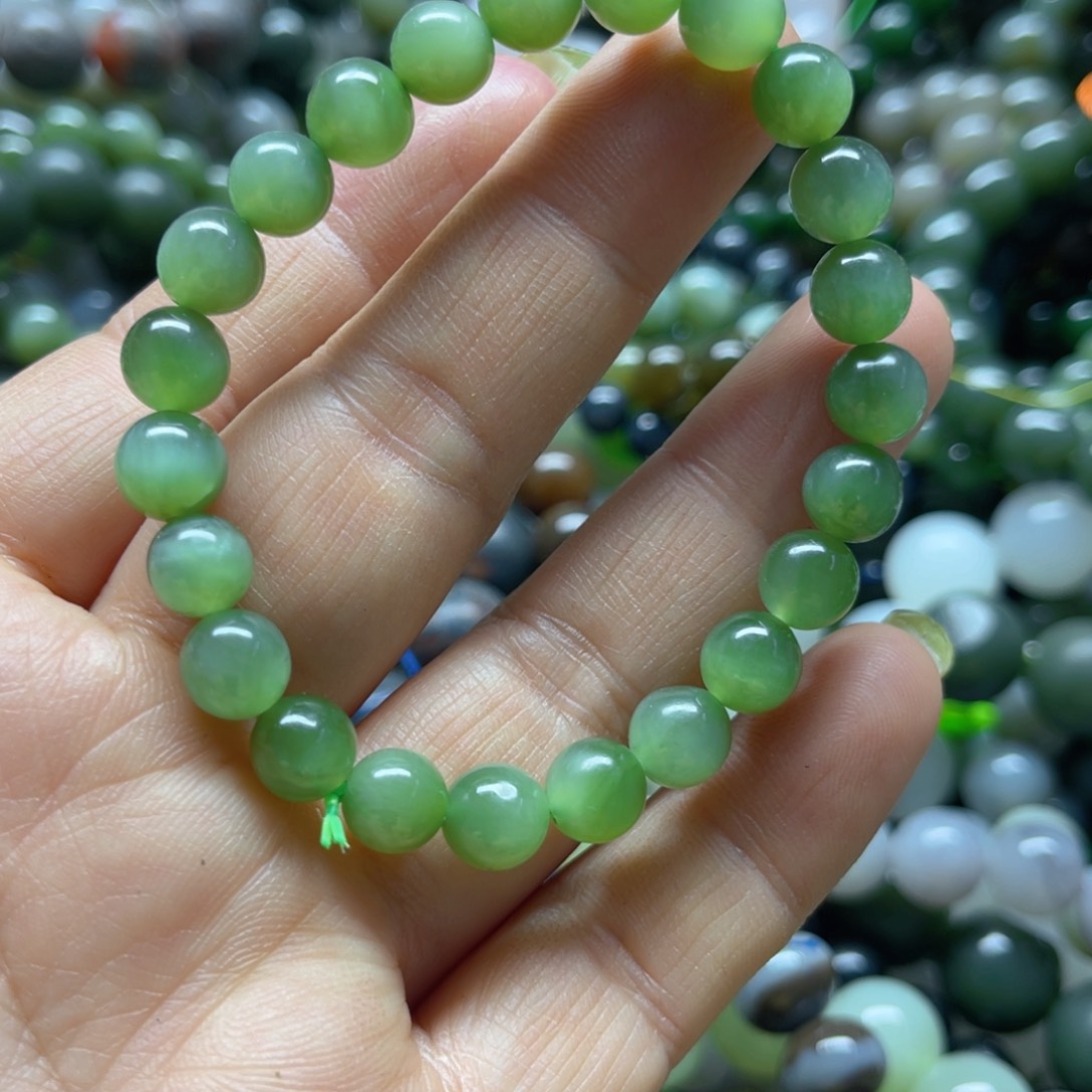 和田玉手链未镶嵌