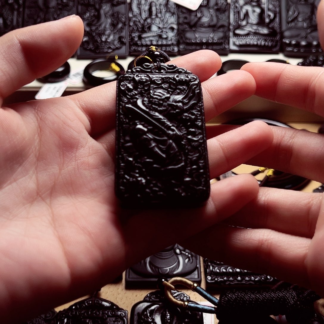 天然缅料A货钟馗A041
