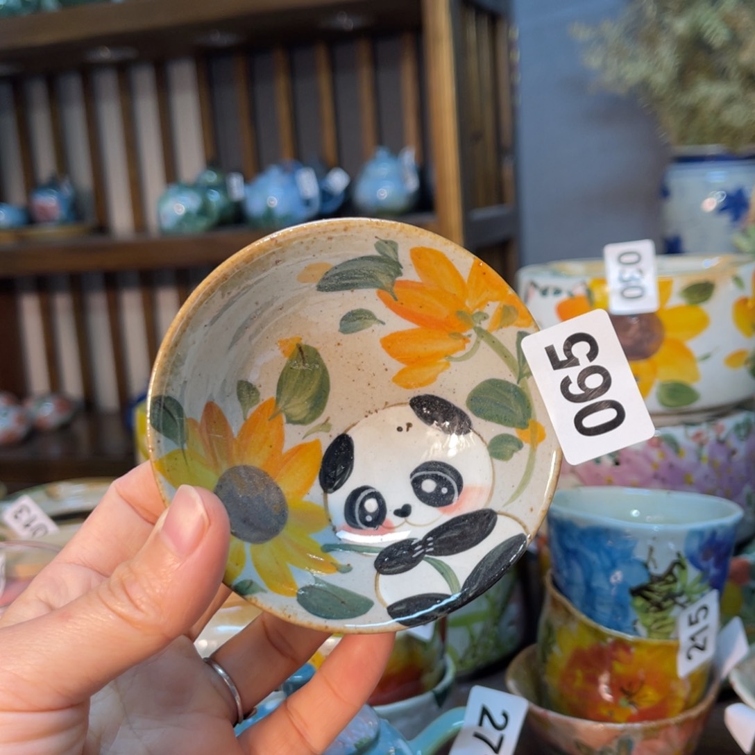 杯素浅陶瓷手工手绘