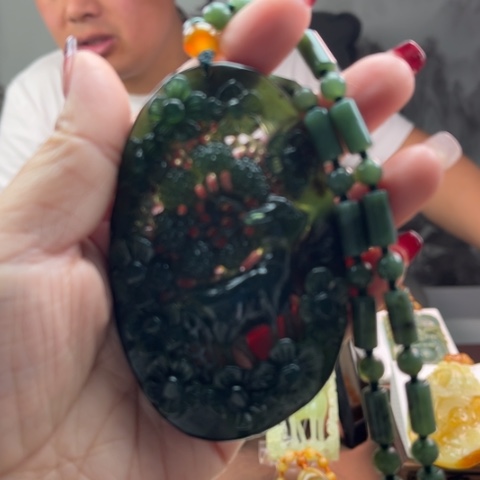岫玉挂件未镶嵌挂件