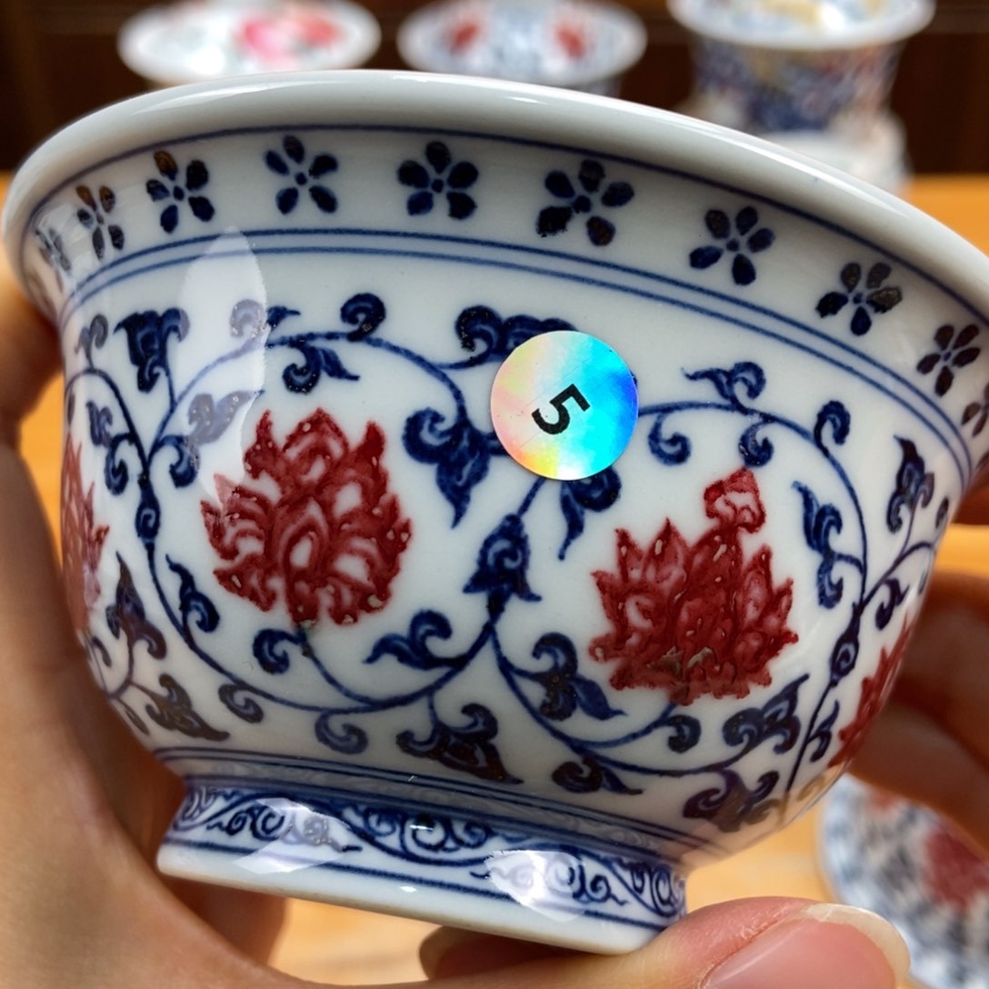手绘现代茶具非古董
