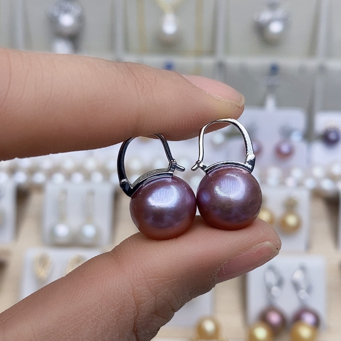 淡水珍珠颈饰银S925镶嵌