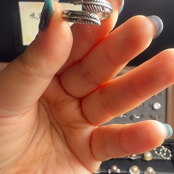 欧泊银S925镶嵌戒指089