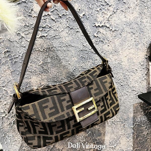 大吉中古/Fendi芬迪双盖小胖丁单肩包