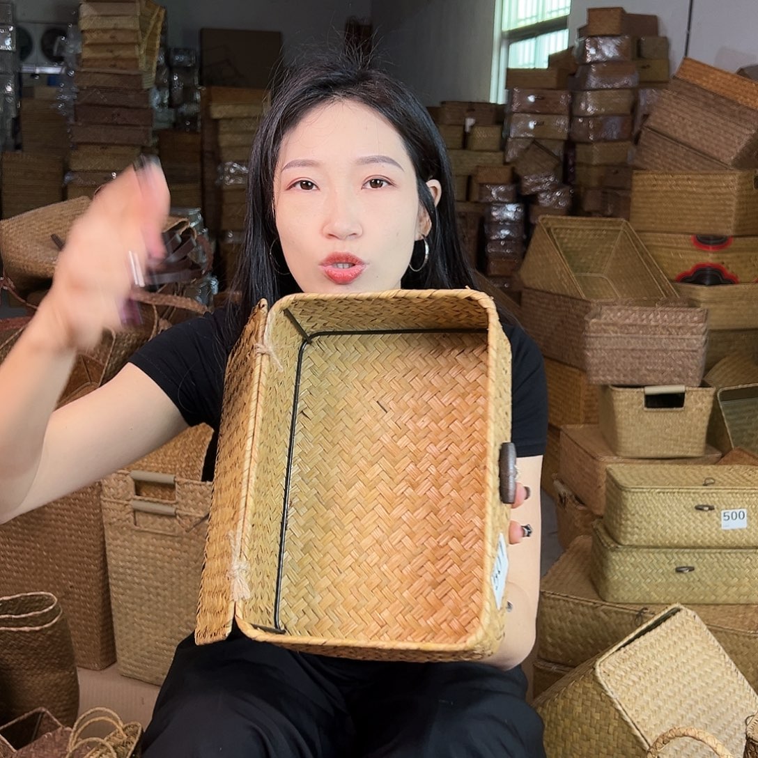 草编包/草编收纳盒微瑕疵