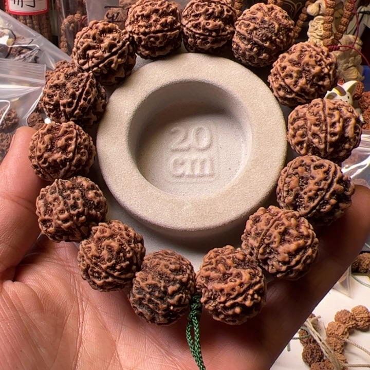 金刚菩提手串22➕安娜蜂窝梅花双龙