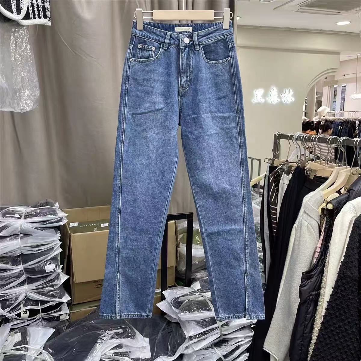 『 牛仔裤S 』显瘦气质洋气潮流百搭设计时尚牛仔裤S70-S74