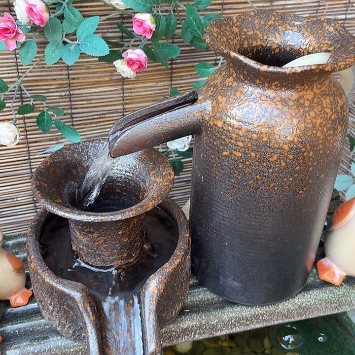 粗陶口径13/27，13/15/15进水口1.6厘米