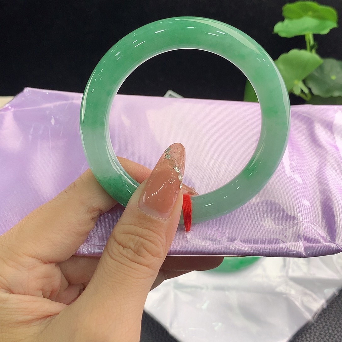 未镶嵌手镯翡翠圆54