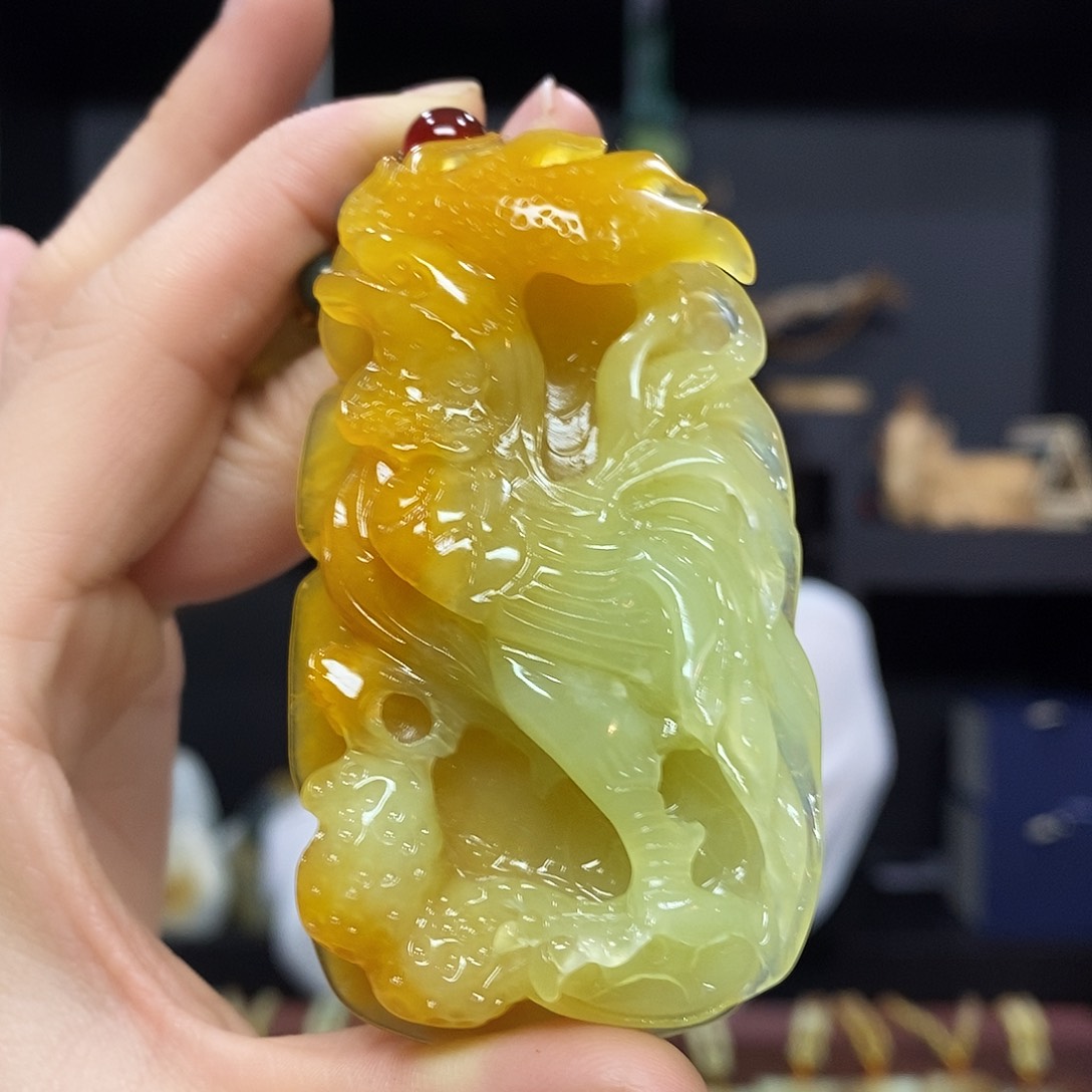 岫玉挂件吊坠未镶嵌