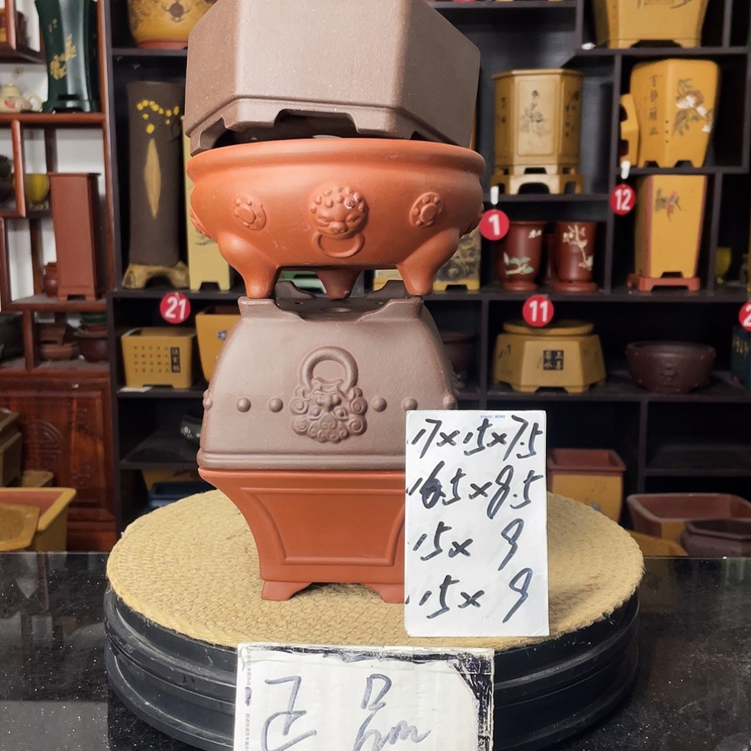 紫砂D-婉秋紫砂花盆