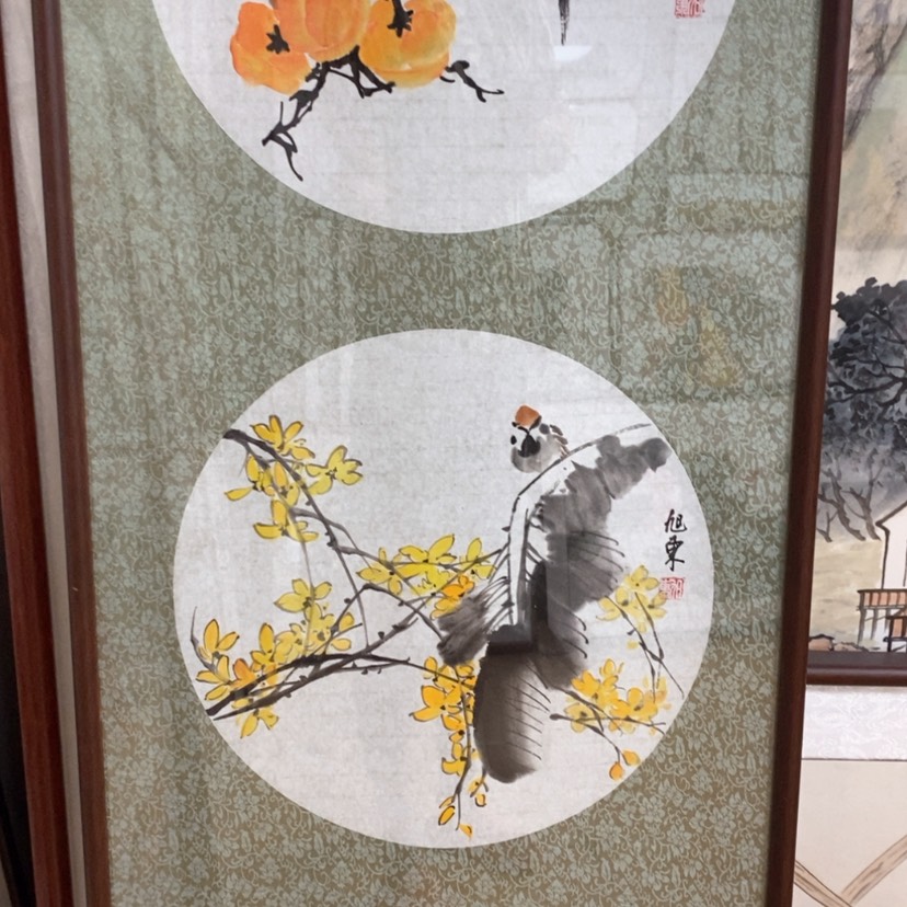 【闪购商品】国画手绘国画带框138.45