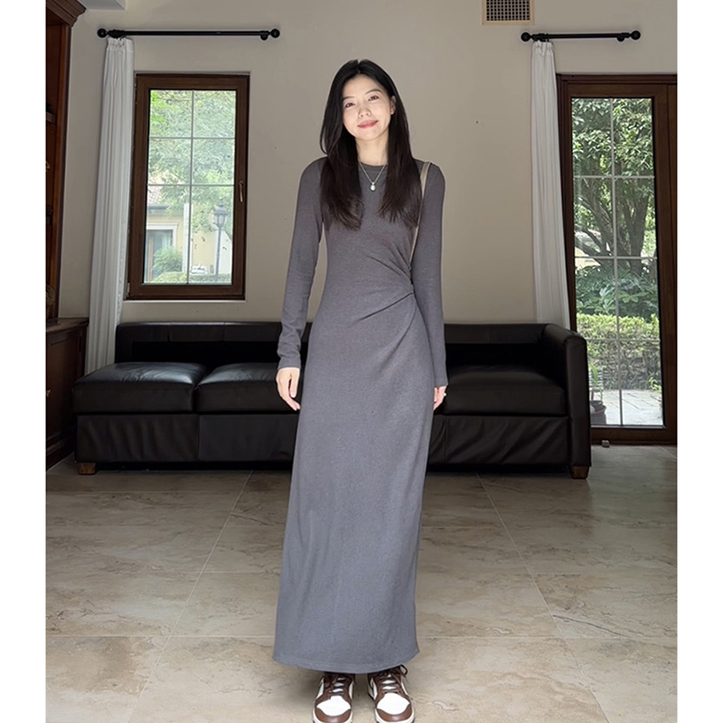 大惠子-AA-纯色上衣套装裙