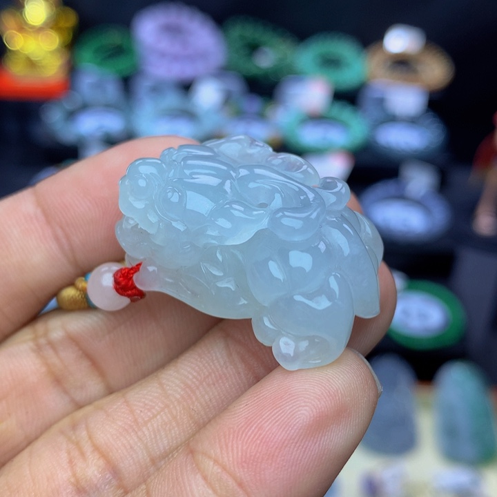 翡翠手链未镶嵌翡翠 