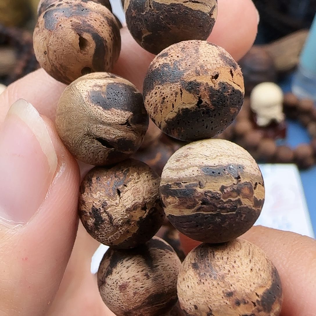 降真香手串/手链1.2无胶爆甲单圈