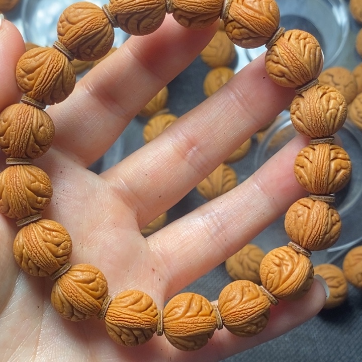 桃核吊坠秦岭山野生桃核