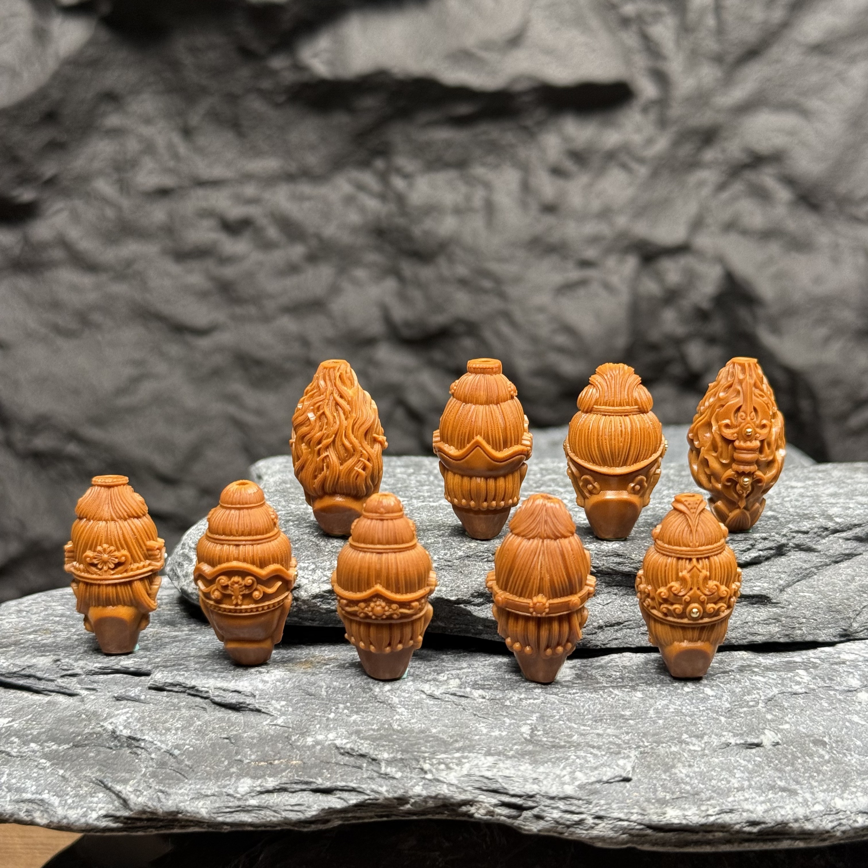 《温温专属》p019《慧海慈航·福慧双修》橄榄核雕手串