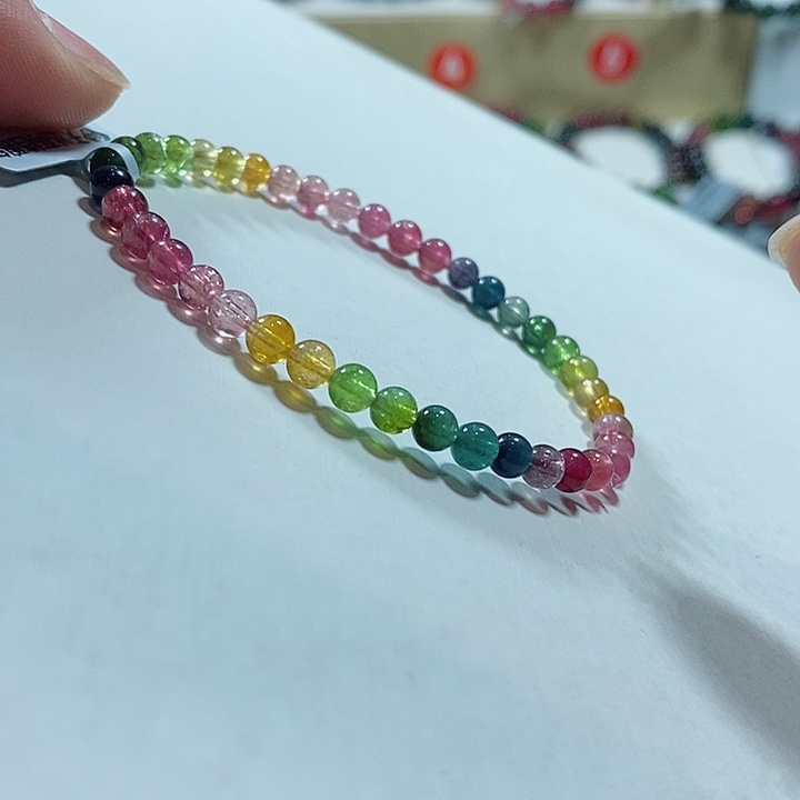 碧玺手链未镶嵌多样性发一条