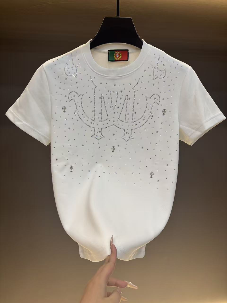 男士冬季新款轻奢休闲百搭修身时尚半袖K990