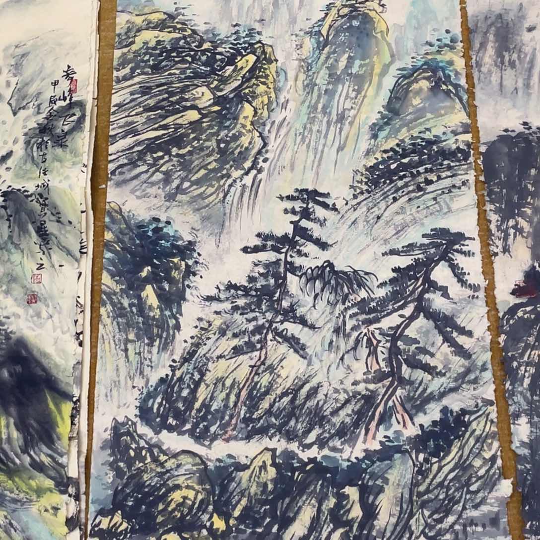 国画绘画作品杜老师666瑕疵