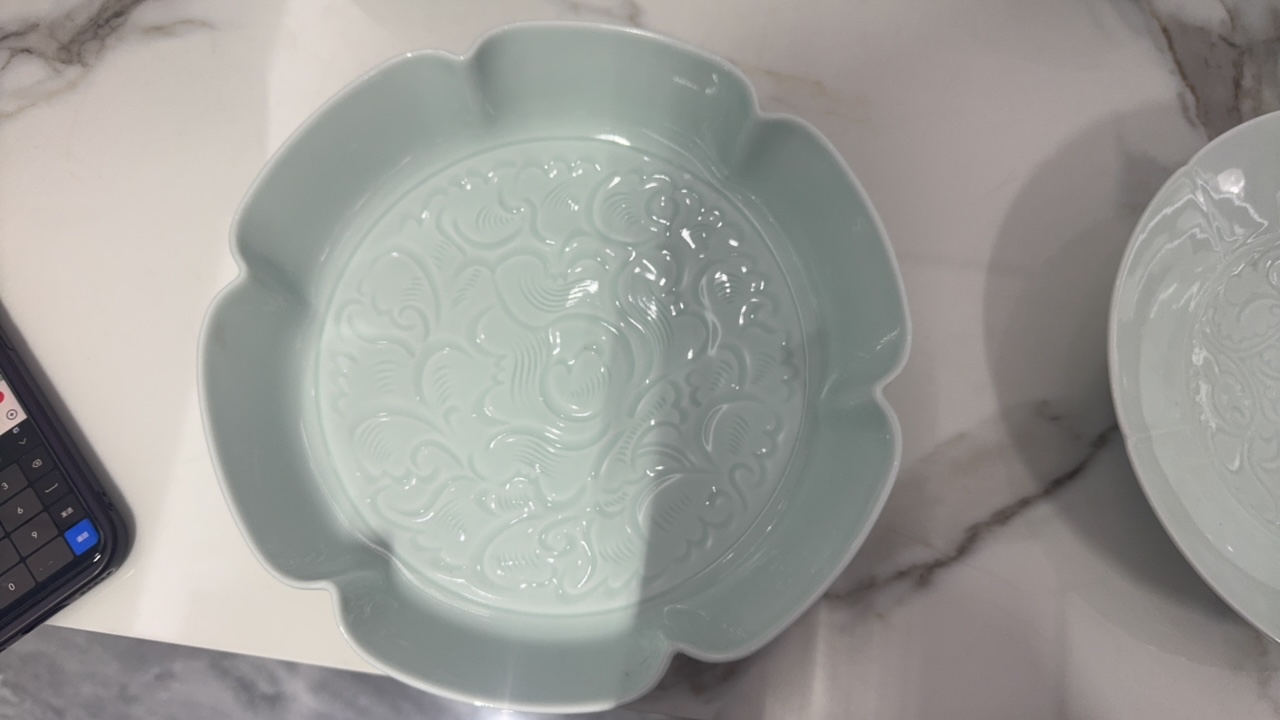 景德镇五花马-9寸芙蓉荷口碗（宋青）