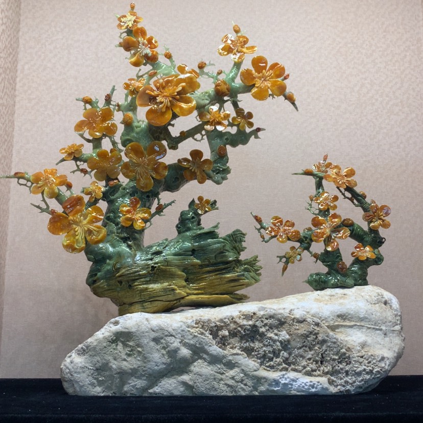 【闪购商品】未镶嵌蛇纹石玉摆件覆膜