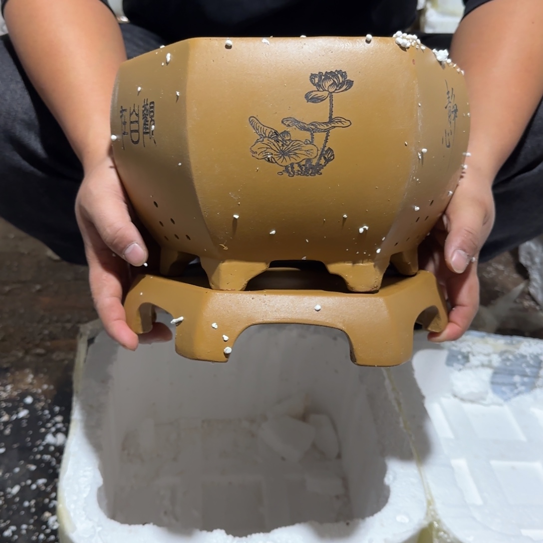 花盆紫砂口径25.20口径