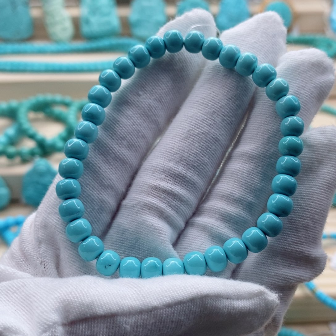 绿松石珠宝奇石未镶嵌小*～