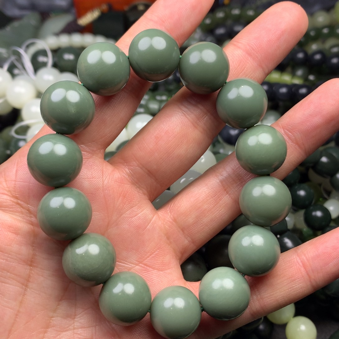 和田玉手链未镶嵌