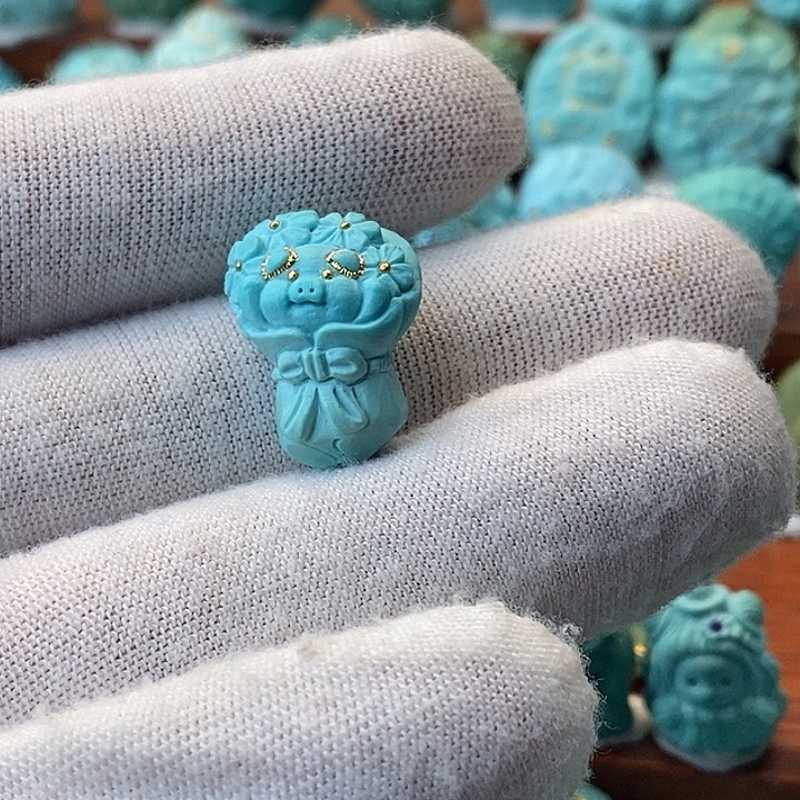 绿松石未镶嵌配饰