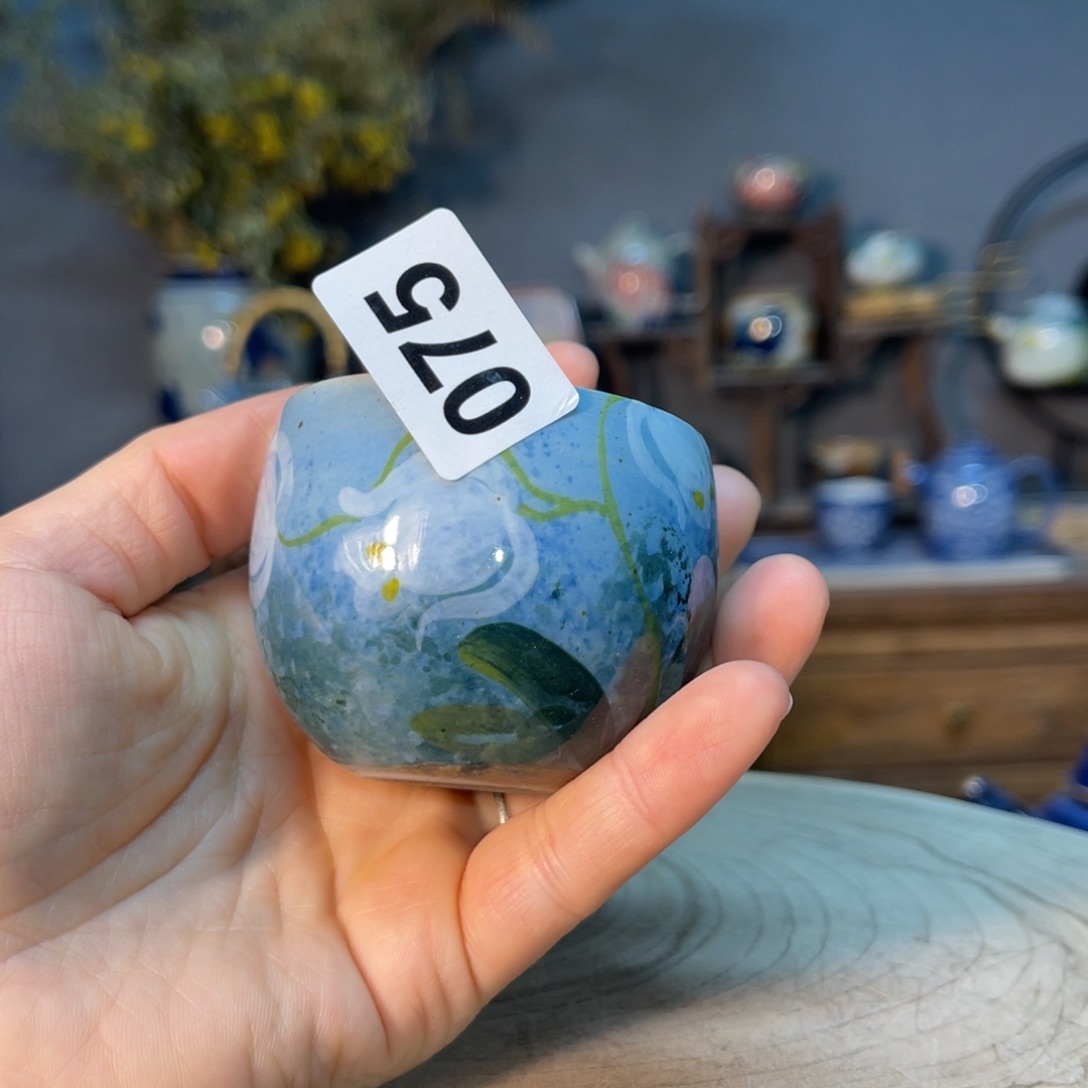 杯素浅陶瓷手工手绘