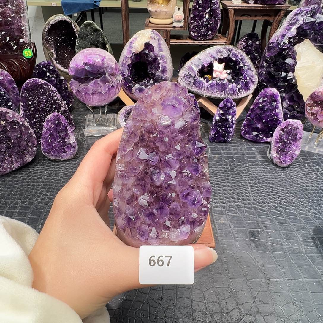 未镶嵌珠宝半成品紫晶