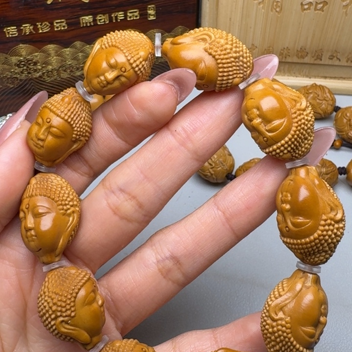 橄榄核手串/手链佛头