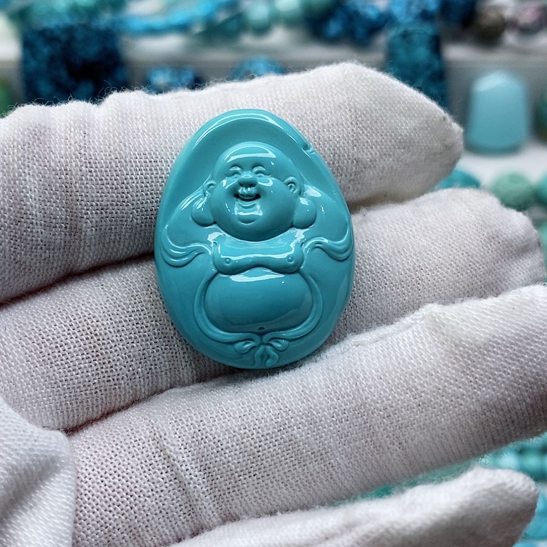 绿松石珠宝奇石未镶嵌