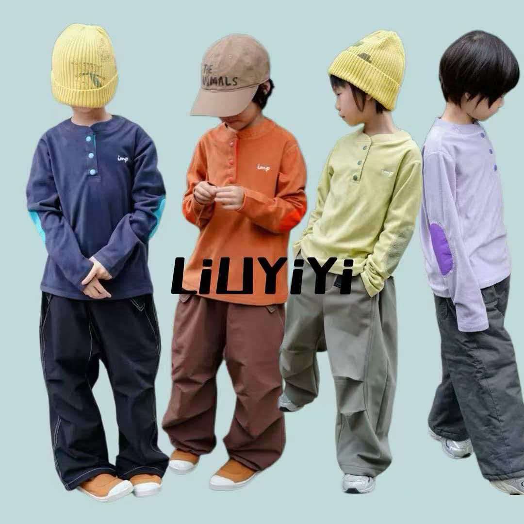 「LIUYI」秋冬儿童亨利衫 | 恒温多彩 | 细软摇粒绒打底衫 3051