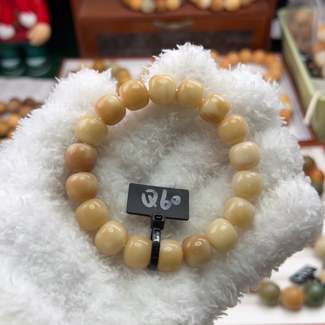 菩提根/象牙果手串卡12桶珠全品60